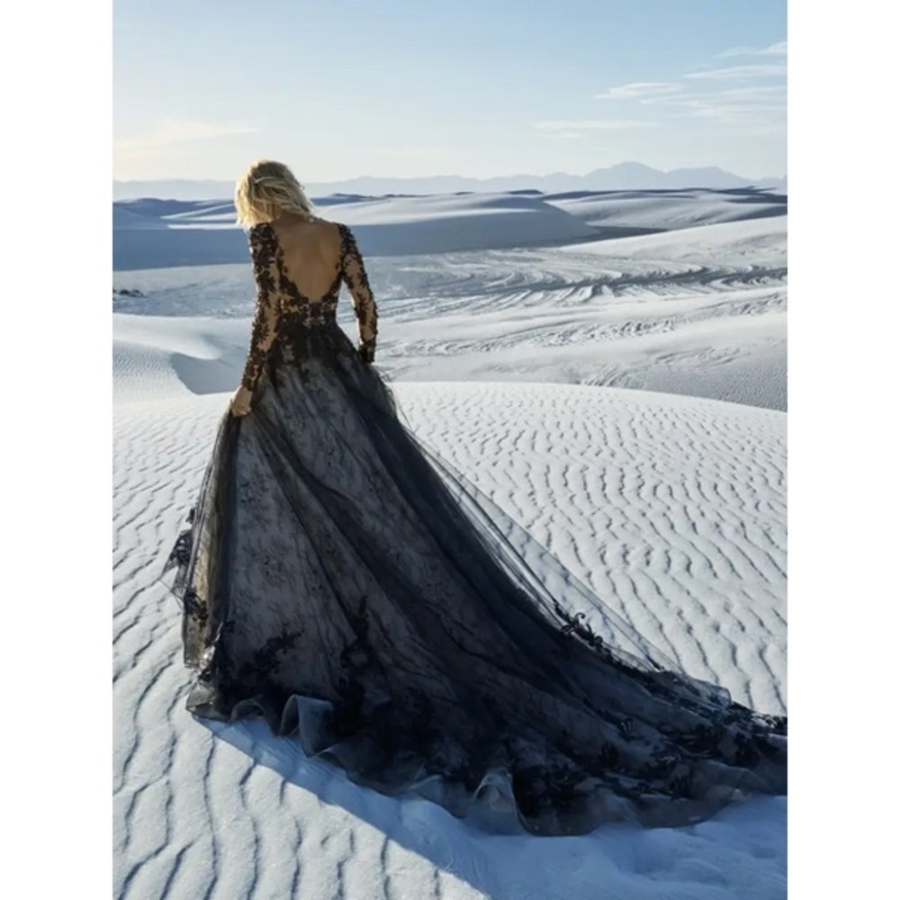 Maggie Sottero Black Lace Wedding Dress